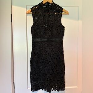 Bardot black cocktail dress